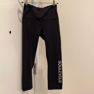 Lululemon x SoulCycle wunder under crops